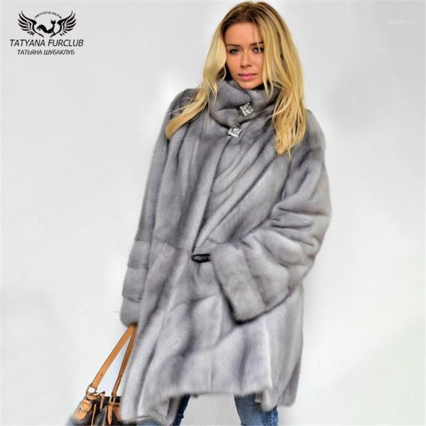 women's fur & faux tatyana furclub 2021 fashion winter real coat women light grey mink with belt stand collar full sleeve garments1, Black
women's fur & faux tatyana furclub 2021 fashion winter real coat women light grey mink with belt stand collar full sleeve garments1, Black