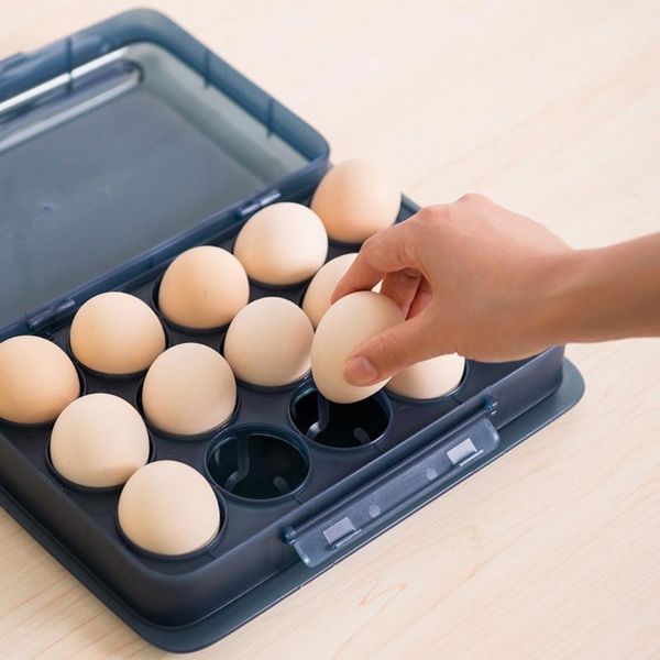 egg storage box egg container detachable 15-grid holder storage box for refrigerator kitchen1
egg storage box egg container detachable 15-grid holder storage box for refrigerator kitchen1
