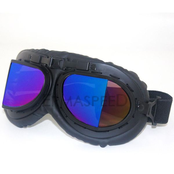 мотоциклетные очки ретро урожай мото-шлем pu кожаный steampunk goggles мотоцикл 100 uv400 скутер atv dirt biker groundes byklj, Black
мотоциклетные очки ретро урожай мото-шлем pu кожаный steampunk goggles мотоцикл 100 uv400 скутер atv dirt biker groundes byklj, Black