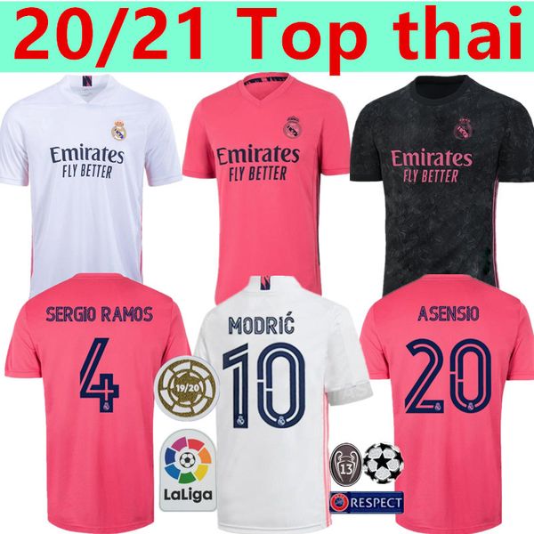 20 21 real madrid hazard modric thai mens soccer jerseys sergio ramos benzema isco kroos mariano home away 3rd football shirt, Black;yellow
20 21 real madrid hazard modric thai mens soccer jerseys sergio ramos benzema isco kroos mariano home away 3rd football shirt, Black;yellow