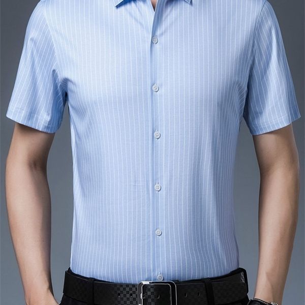 azazel men real silk stripe summer clothes men's short sleeve shirt single breasted dress shirts krd-hl8111 q1106, White;black
azazel men real silk stripe summer clothes men's short sleeve shirt single breasted dress shirts krd-hl8111 q1106, White;black