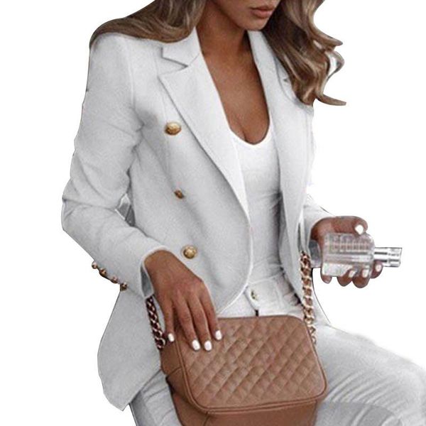 women's suits & blazers button ladies blazer woman 2021 work suit jacket office lady formal women and jackets female femme 5xl, White;black
women's suits & blazers button ladies blazer woman 2021 work suit jacket office lady formal women and jackets female femme 5xl, White;black