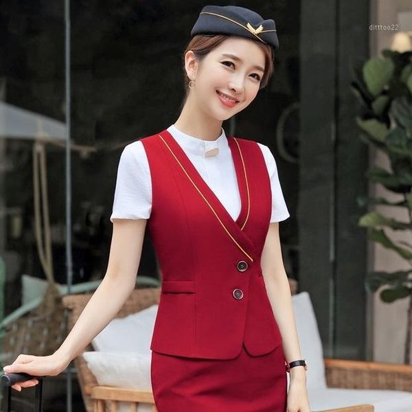 formal ladies red waistcoat women vest work wear clothes office uniform styles (skirt not included)1, Black;white
formal ladies red waistcoat women vest work wear clothes office uniform styles (skirt not included)1, Black;white