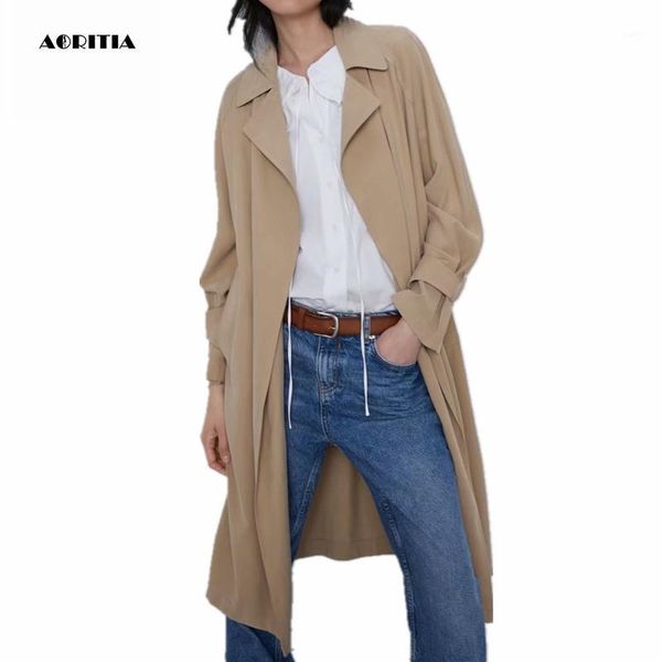 2020 autumn women trench coat long turn-down collar outwear women's coats1, Tan;black
2020 autumn women trench coat long turn-down collar outwear women's coats1, Tan;black