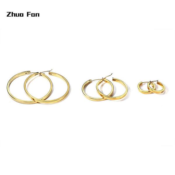 hoop & huggie original explosion style accessories plain earrings titanium steel material ladies simple versatile, Golden;silver
hoop & huggie original explosion style accessories plain earrings titanium steel material ladies simple versatile, Golden;silver
