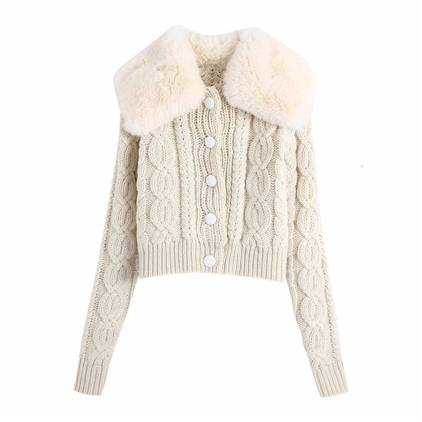 2021 new contrast faux fur cropped knitted sweater jacket women autumn winter long sleeve vintage ladies short cardigan lsbu, White;black
2021 new contrast faux fur cropped knitted sweater jacket women autumn winter long sleeve vintage ladies short cardigan lsbu, White;black