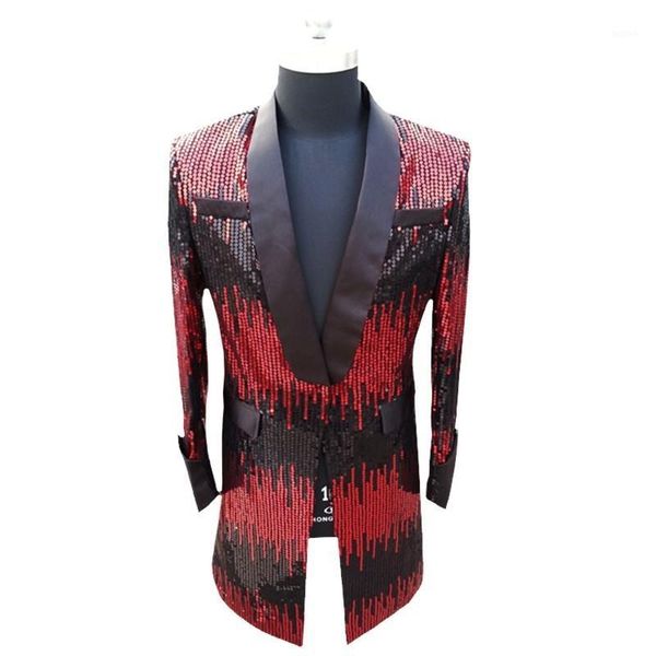 long jacket men gradient sequin colorful blazer for men slim fit shinny sequin suit jacket stage club party dj clothing1, White;black
long jacket men gradient sequin colorful blazer for men slim fit shinny sequin suit jacket stage club party dj clothing1, White;black