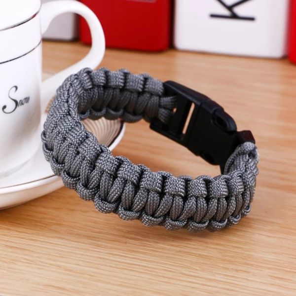 wholesale survival paracord buckle bracelet fit for men outdoor camping hiking survival wristband emergency rope bracelet male jewelry gift, Slivery;golden
wholesale survival paracord buckle bracelet fit for men outdoor camping hiking survival wristband emergency rope bracelet male jewelry gift, Slivery;golden