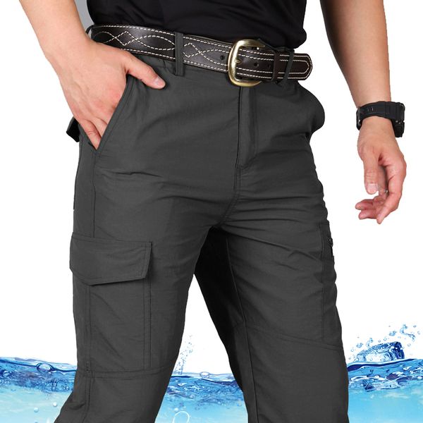 2020 men trousers and pants summer thin cargo pants male chinos trousers quick dry waterproof work pants full length trousers lj201007, Black
2020 men trousers and pants summer thin cargo pants male chinos trousers quick dry waterproof work pants full length trousers lj201007, Black