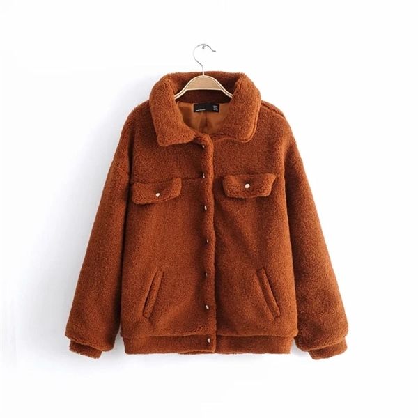 autumn women fashion faux lamb fur coat female pockets single breasted outerwear girls chic streetwearx1016, Black;brown
autumn women fashion faux lamb fur coat female pockets single breasted outerwear girls chic streetwearx1016, Black;brown