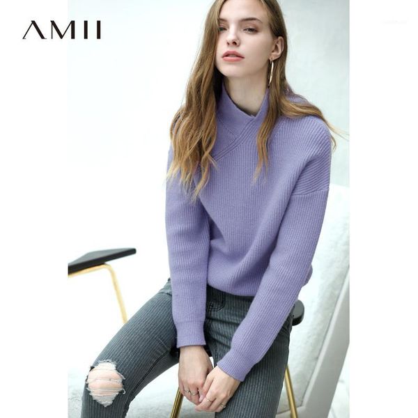 amii minimalist knitted sweater autumn women fashion solid slim fit elegant female pullover sweater 118201201, White;black
amii minimalist knitted sweater autumn women fashion solid slim fit elegant female pullover sweater 118201201, White;black