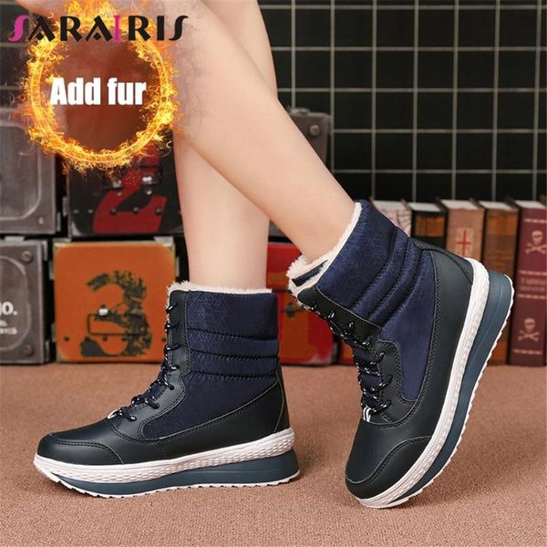 boots sarairis brand women winter snow waterproof flat platform shoes woman casual soft warm thick fur ankle, Black
boots sarairis brand women winter snow waterproof flat platform shoes woman casual soft warm thick fur ankle, Black