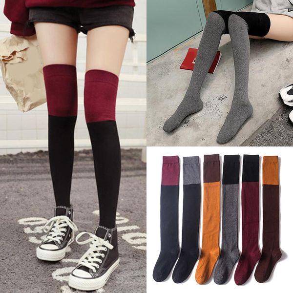 socks & hosiery assorted colors fashion stockings casual cotton thigh high over knee girls womens female long sock, Black;white
socks & hosiery assorted colors fashion stockings casual cotton thigh high over knee girls womens female long sock, Black;white