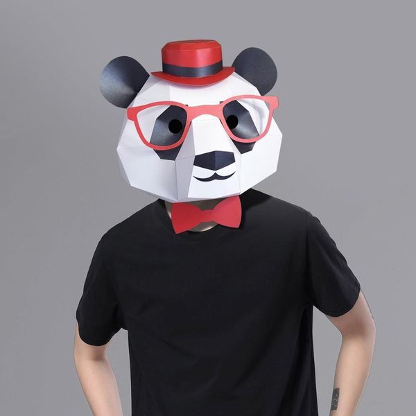 3d fashion panda animal costume cosplay diy paper craft model mask christmas halloween prom party gift
3d fashion panda animal costume cosplay diy paper craft model mask christmas halloween prom party gift