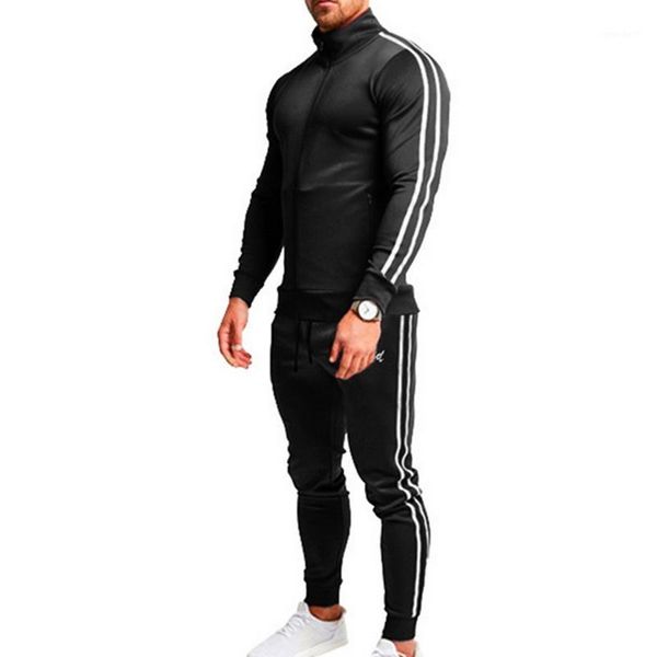men's tracksuits 2021 mens side striped zip long sleeve drawstring sweatpants 2 pieces sets male spring autumn sports suits1, Gray
men's tracksuits 2021 mens side striped zip long sleeve drawstring sweatpants 2 pieces sets male spring autumn sports suits1, Gray