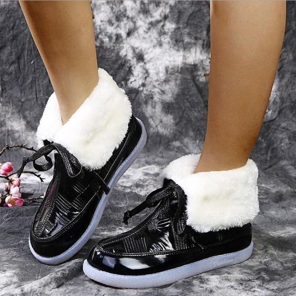 boots outdoor leisure warm snow ms 2021 autumn/winter round toe flat ankle women's cotton botas mujer, Black
boots outdoor leisure warm snow ms 2021 autumn/winter round toe flat ankle women's cotton botas mujer, Black