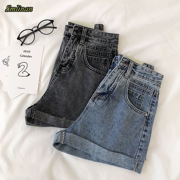 smlinan fashion high waist curling wide legged denim short women caual summer vintage streetwear ladies shorts jeans for women y200822, White;black
smlinan fashion high waist curling wide legged denim short women caual summer vintage streetwear ladies shorts jeans for women y200822, White;black