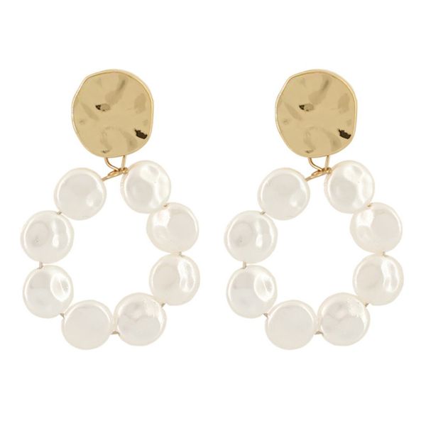 10 pairs trendy gold plated irregular shape round white pearl stud earrings for women charm jewelry, Golden;silver
10 pairs trendy gold plated irregular shape round white pearl stud earrings for women charm jewelry, Golden;silver