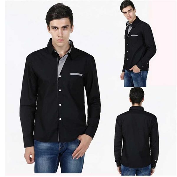slim sleeve business men fit shirts casual long work office blouse men's shirt size s-4xl, White;black
slim sleeve business men fit shirts casual long work office blouse men's shirt size s-4xl, White;black
