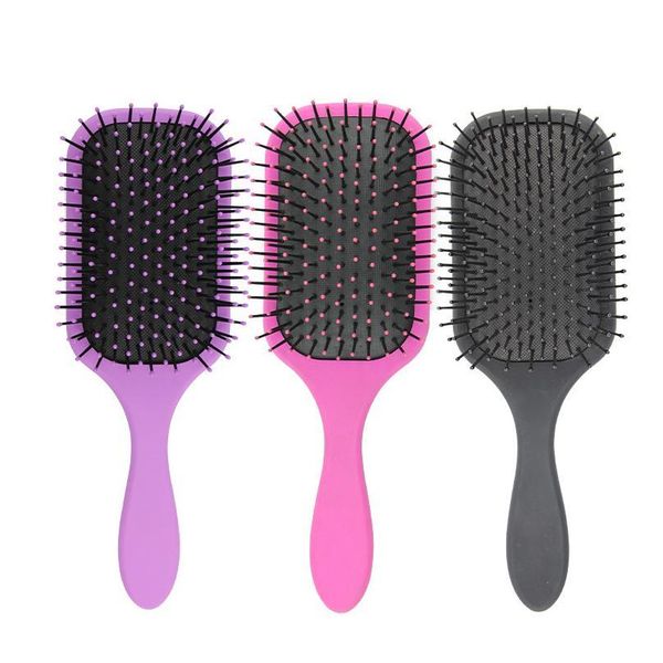 hair comb detangling hair brush detangle hairbrush salon hairdressing straight curly hair comb paddle brush tang wmtypb, Silver
hair comb detangling hair brush detangle hairbrush salon hairdressing straight curly hair comb paddle brush tang wmtypb, Silver