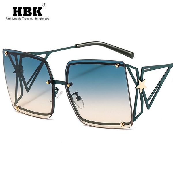 sunglasses hbk 2021 design big frame oversized women men luxury star brand trendy sun glasses large square gradient shades, White;black
sunglasses hbk 2021 design big frame oversized women men luxury star brand trendy sun glasses large square gradient shades, White;black