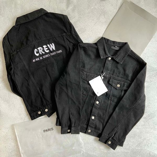 men fashion denim jacket embroidery letter pattern spring autumn casual coats mens outerwear trendy pocket jackets clothing, Black;brown
men fashion denim jacket embroidery letter pattern spring autumn casual coats mens outerwear trendy pocket jackets clothing, Black;brown