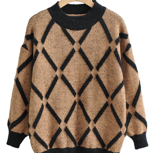 2021 new 6431 speed sell style autumn europe and the united states women's jacquard pullovers maomao square lattice bt3m, Black;white
2021 new 6431 speed sell style autumn europe and the united states women's jacquard pullovers maomao square lattice bt3m, Black;white