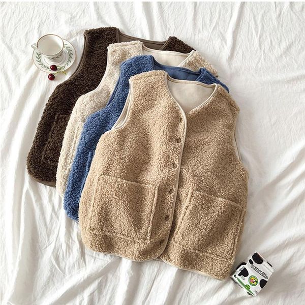 women's vests vest woman v-neck korean style women veste mujer jersey pocket streetwear tank 2021 autumn & spring, Black;white
women's vests vest woman v-neck korean style women veste mujer jersey pocket streetwear tank 2021 autumn & spring, Black;white