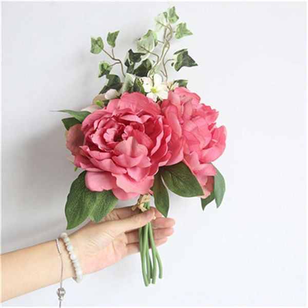 decorative flowers & wreaths 2021 beautiful rose peony artificial fabric+plastic small bouquet flores home party spring wedding decoration1
decorative flowers & wreaths 2021 beautiful rose peony artificial fabric+plastic small bouquet flores home party spring wedding decoration1