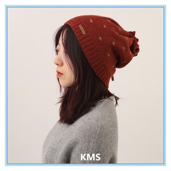 beanie/skull caps kms autumn and winter cashmere knitted hat tapered polka dot for women 25*28cm/80g, Blue;gray
beanie/skull caps kms autumn and winter cashmere knitted hat tapered polka dot for women 25*28cm/80g, Blue;gray