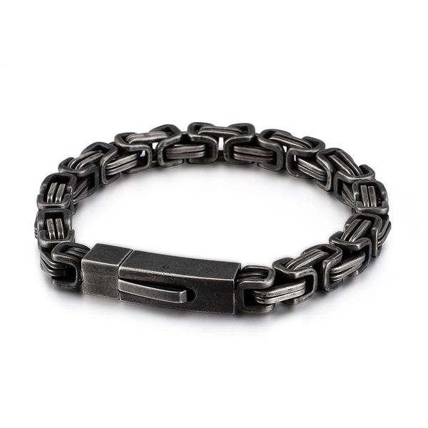 men bracelets 316l stainless steel wrist band hand chain male accessory hip hop party rock jewelry s224, Black
men bracelets 316l stainless steel wrist band hand chain male accessory hip hop party rock jewelry s224, Black
