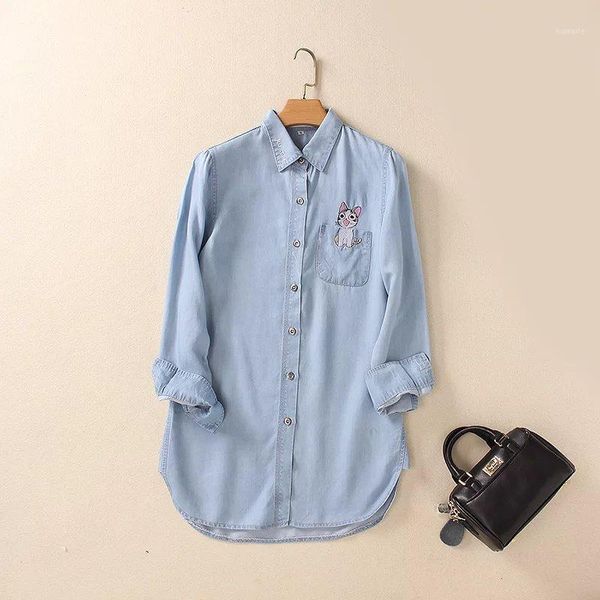 2020 women spring autumn denim trench long sleeve long jeans shirt women clothing girls cowboy shirt1, Tan;black
2020 women spring autumn denim trench long sleeve long jeans shirt women clothing girls cowboy shirt1, Tan;black