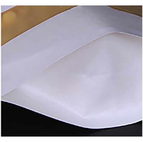 white kraft paper mylar self-styled doypack bags with clear window food tea snack package storage bag stand up packag bbyafq bde_luck
white kraft paper mylar self-styled doypack bags with clear window food tea snack package storage bag stand up packag bbyafq bde_luck