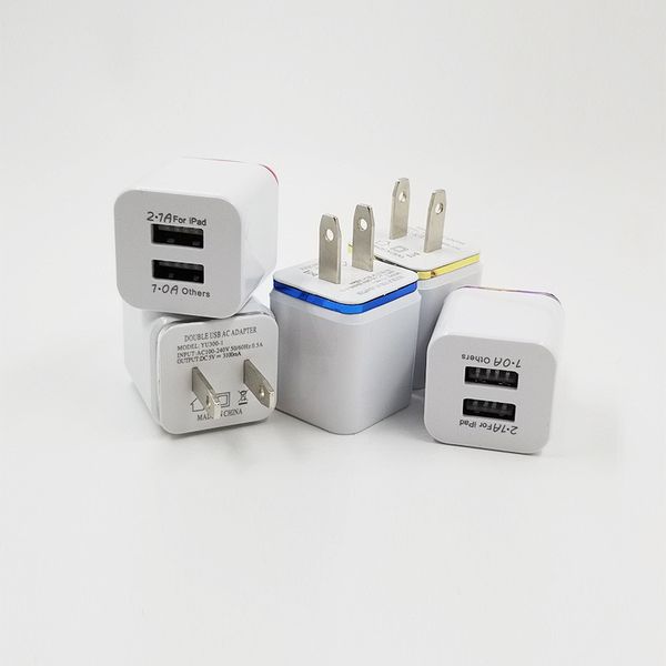 5 colors double usb charger phone charging plug tablet dual usb charger wholesale dhl ing
5 colors double usb charger phone charging plug tablet dual usb charger wholesale dhl ing