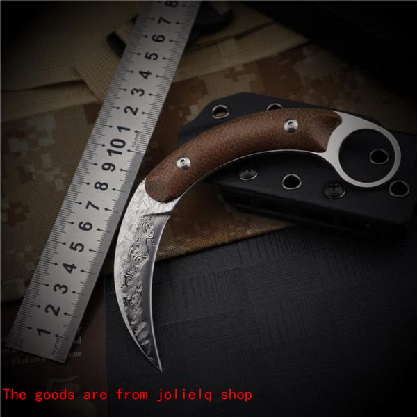 claw knife outdoor defensive damascus karambit camping tactical knife linen handle bm survival knife fixed blade bm 940 535 781 qynf mhshe
claw knife outdoor defensive damascus karambit camping tactical knife linen handle bm survival knife fixed blade bm 940 535 781 qynf mhshe