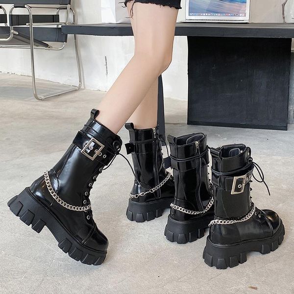 гот платформа boots женщины женская обувь combat boots для женщин мода пинетки женщина роскошные дизайнерские туфли дамы черный, Black
гот платформа boots женщины женская обувь combat boots для женщин мода пинетки женщина роскошные дизайнерские туфли дамы черный, Black