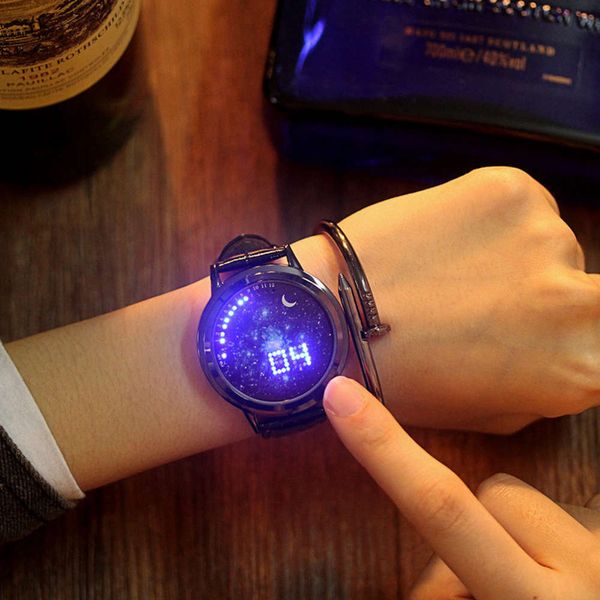 korean creative personality intelligent simple led luminous touch screen watch cool boys and girls star lovers table
korean creative personality intelligent simple led luminous touch screen watch cool boys and girls star lovers table