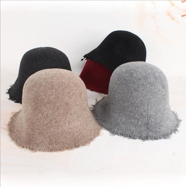 wide brim hats mix wool warm raw edge bucket hat beautiful cute cool fashion unique for women solid color 2021, Blue;gray
wide brim hats mix wool warm raw edge bucket hat beautiful cute cool fashion unique for women solid color 2021, Blue;gray
