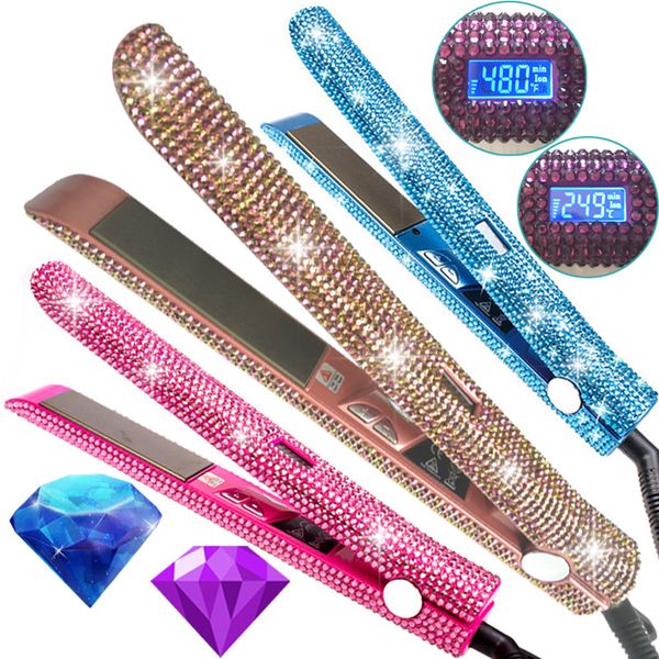2021 new fashion crystal acrylic dimond rhinestone bling bling ceramic flat iron hair straightener fcc ce rohs oem odm
2021 new fashion crystal acrylic dimond rhinestone bling bling ceramic flat iron hair straightener fcc ce rohs oem odm