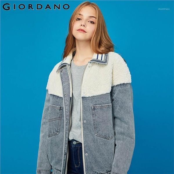 giordano women jackets polyester berber collage denim quilted jacket cotton turn down collar pockets chaqueta mujer 913792021, Black
giordano women jackets polyester berber collage denim quilted jacket cotton turn down collar pockets chaqueta mujer 913792021, Black