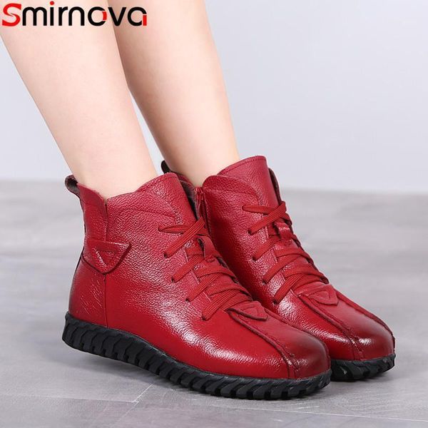 boots smirnova 2021 ankle for women round toe genuine leather lace up winter keep warm wool snow women1, Black
boots smirnova 2021 ankle for women round toe genuine leather lace up winter keep warm wool snow women1, Black