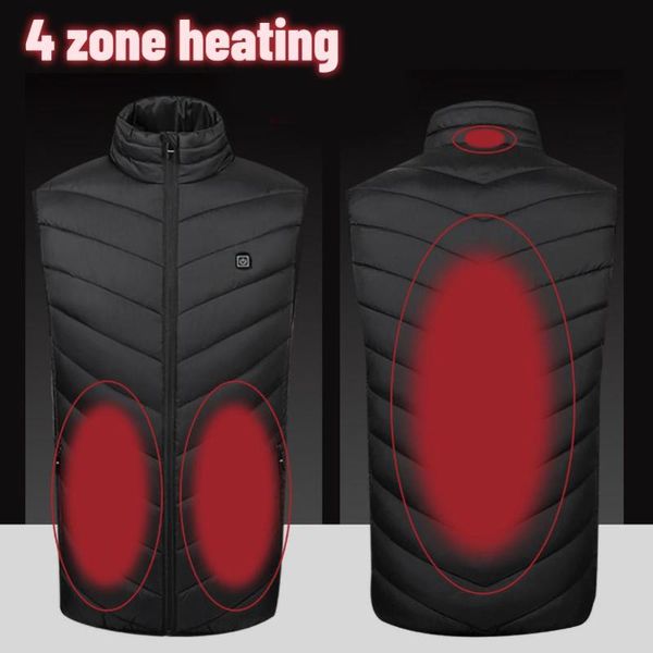 outdoor t-shirts 4 heating zones heated vest usb men winter electrical jacket fishing hunting hiking travel waistcoat s-4xl, Gray;blue
outdoor t-shirts 4 heating zones heated vest usb men winter electrical jacket fishing hunting hiking travel waistcoat s-4xl, Gray;blue