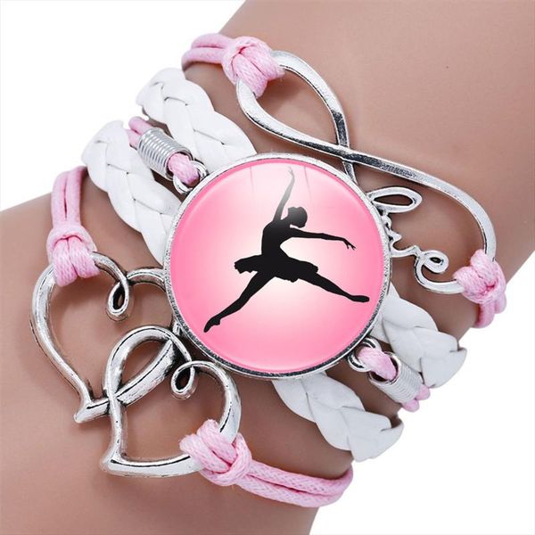 charm bracelets 2021 pink ballet girl bracelet personality hand-woven multi-layer glass leather dance class graduation souvenir, Golden;silver
charm bracelets 2021 pink ballet girl bracelet personality hand-woven multi-layer glass leather dance class graduation souvenir, Golden;silver