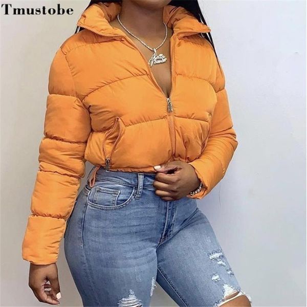 tmustobe jacket women cropped puffer jacket winter warm orange bubble coat women casual womens clothing fashion club outwear1, Black
tmustobe jacket women cropped puffer jacket winter warm orange bubble coat women casual womens clothing fashion club outwear1, Black
