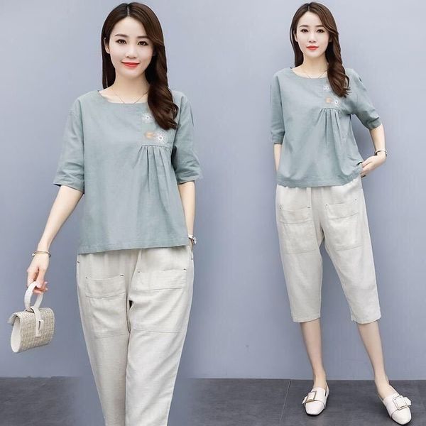 9lpe3 2020 летней мода корейского большого свободного размера типа western двухсекционного вышивка нового стиль случайный костюм для женщин, Gray
9lpe3 2020 летней мода корейского большого свободного размера типа western двухсекционного вышивка нового стиль случайный костюм для женщин, Gray