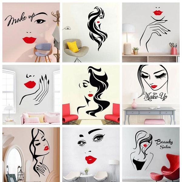 beauty salon wall sticker beautiful lady hairdresser for lady's red lips vinyl makeup sticker hair hairdo barbe bbykup
beauty salon wall sticker beautiful lady hairdresser for lady's red lips vinyl makeup sticker hair hairdo barbe bbykup