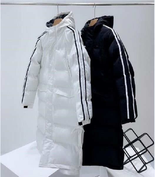 men's and women's casual thickened warm long down padded jacket with hooded windproof and rainproof long-sleeved jacket ing, Black
men's and women's casual thickened warm long down padded jacket with hooded windproof and rainproof long-sleeved jacket ing, Black