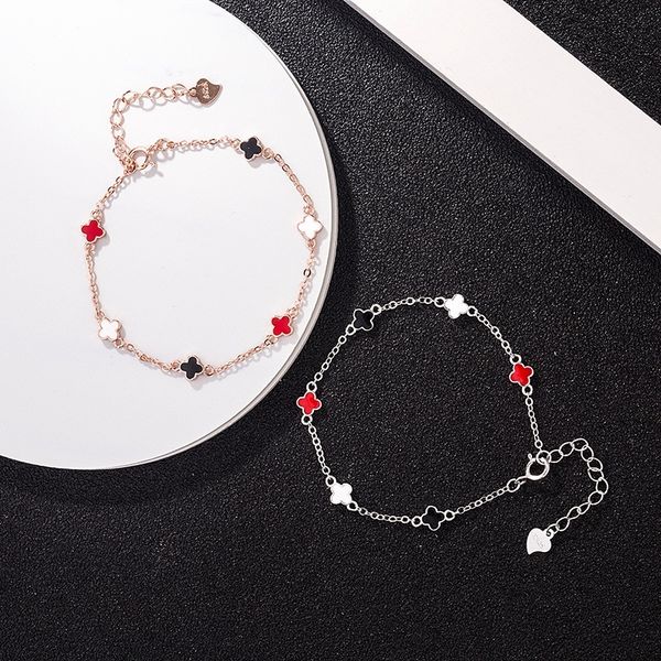 fpxzi korean s925 sterling silver leaf mini four mini grass six flower 6 side black bracelet braceletbracelet braceletred white drop glue do, Golden;silver
fpxzi korean s925 sterling silver leaf mini four mini grass six flower 6 side black bracelet braceletbracelet braceletred white drop glue do, Golden;silver
