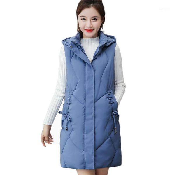 women's vests winter women's vest 2021 female warm long cotton waistcoat casual sleeveless hooded femme coat veste women parkas ja, Black;white
women's vests winter women's vest 2021 female warm long cotton waistcoat casual sleeveless hooded femme coat veste women parkas ja, Black;white