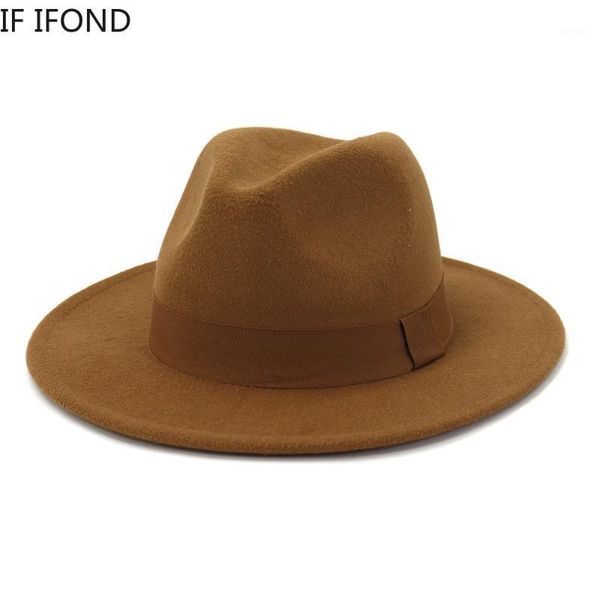 wide brim all-match simple fedora hat solid wool felt hat for men women autumn winter jazz cap1, Blue;gray
wide brim all-match simple fedora hat solid wool felt hat for men women autumn winter jazz cap1, Blue;gray
